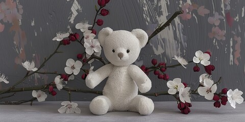 Sticker - christmas teddy bear