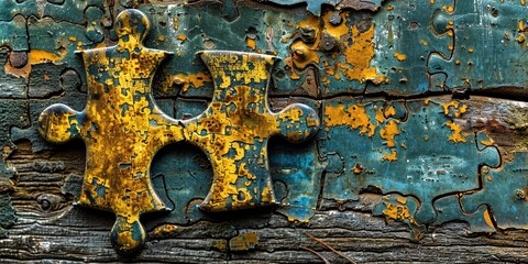 Poster - rusty metal background