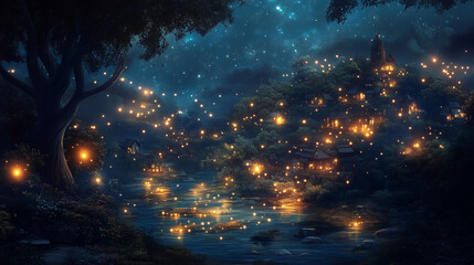 Wall Mural - stars in the sky