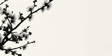 Wall Mural - branches silhouette