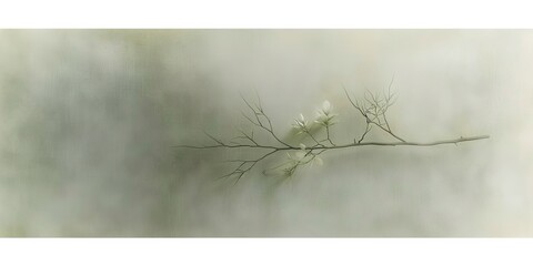 Poster - pine tree in snow