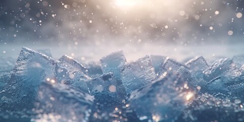 Wall Mural - snow covered mountains