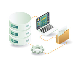 Wall Mural - Process Analysis for Database Servers