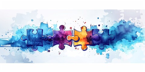 Poster - abstract colorful background