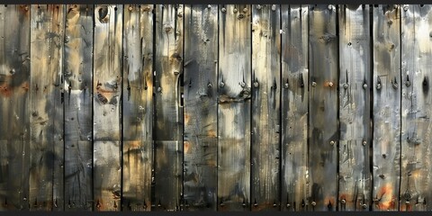 Sticker - old wooden wall