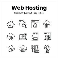 Have a look at amazing web hosting icons set