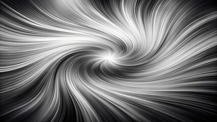 Wall Mural - Monochrome abstract background with dynamic movement texture for design projects