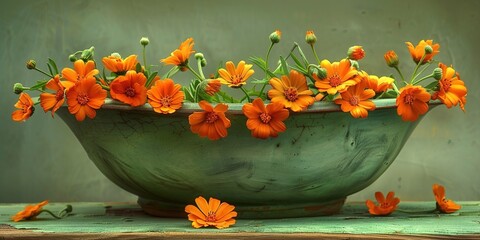 Canvas Print - flower in a pot