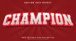 © Vectorflow Studio - Champion 3D editable Text Effect Template with Sport Style