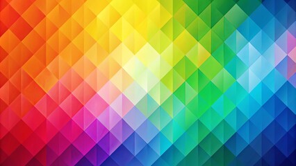 Wall Mural - Rainbow colored abstract geometric background with gradient panels