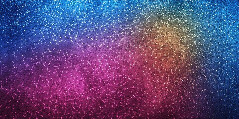 Poster - A colorful background featuring a blend of blue and pink hues with a vibrant rainbow, suitable for various creative projects