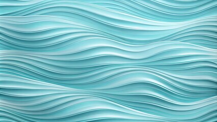 Wall Mural - Abstract pastel blue wallpaper with wave effect, perfect for adding a calming touch to any space