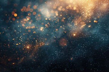 Wall Mural - A blurry image of the night sky filled with stars