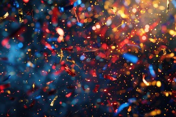 Poster - A colorful confetti filling the air with joy and celebration