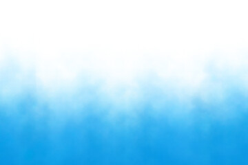 Wall Mural - floating blue smoke effect isolated on transparent white background. magic haze. cloud, smoke textur
