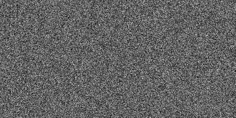Leinwandbilder - TV noise dot grain background with television display interference effect, abstract vector. Grain noise background of black irregular dots or grainy particles background of TV noise or VHS camera bug