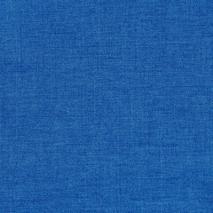 Canvas Print - Dark blue linen fabric cloth texture for background, natural textile pattern.