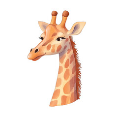 Tall giraffe with a long neck