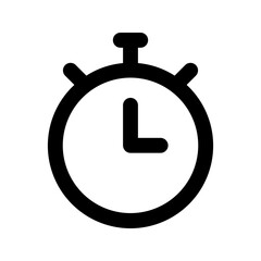 Wall Mural - timer line icon