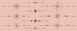 © Chorna_L - Magic vector border with celestial stars. Astrology fantasy decorative ornament. Divider with mystic spiritual symbols. Astral minimal design with elegant elements.
