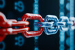 © Visions.Studio - Vibrant Interconnected Chains Representing Digital Security