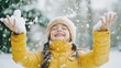 © Snowstudio - happy little girl playing in snow