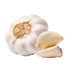 garlic on transparent png