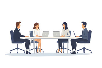 
Imagine
1w



Office business meeting flat illustration isolated on white background.