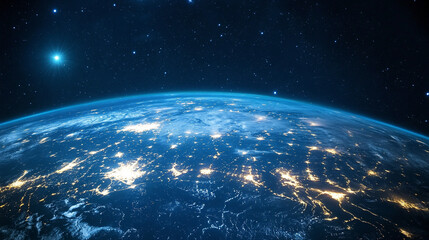 Wall Mural - earth in space