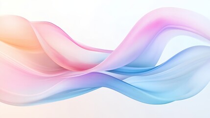 Wall Mural - A colorful wave with pink, blue and purple colors. The wave is long and has a lot of detail