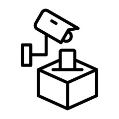 Wall Mural - Election Monitoring Icon