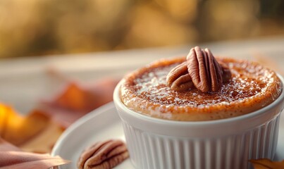 Maple Pecan Creme Brulee