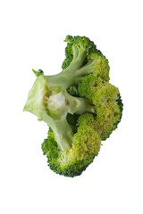 Wall Mural - Broccoli isolated on white background