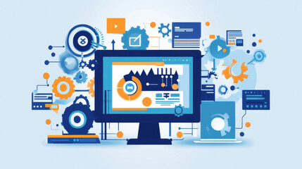 The API (Application Programming Interface) acts as a communication bridge between applications, streamlining the integration process.
