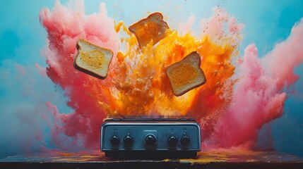 Poster - Toasted Bread Explosion.