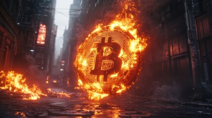 Bitcoin on fire