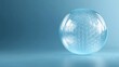 © orendesain99 - A clear sphere with a blue background