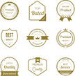 © Olesia - Vector illustration set of high quality seals and stamps. Includes premium, certified labels and tags. Ideal for certification, assurance and premium designs.