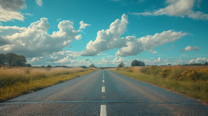 Wall Mural - countryside road