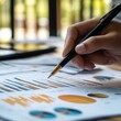 © Plaifah - These prompts focus on various aspects of the business and finance sector, capturing the essence of financial analysis, meetings, and reporting.