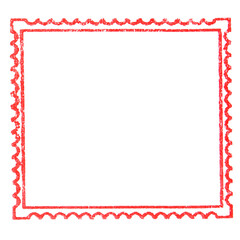 Poster - blank rectangular postage meter stamp transparent PNG