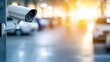 © Purichaya - Surveillance camera focusing on a parking area, enhancing security and monitoring for safety.