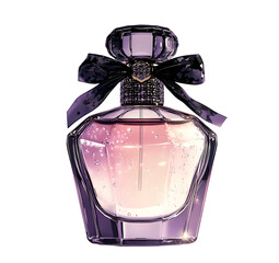 PNG Elegant perfume bottle illustration