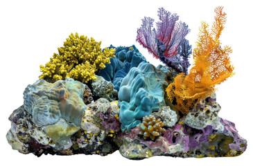 Sticker - Colorful coral reef display