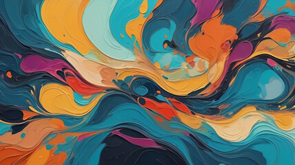 abstract background with splashes