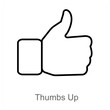 © popcornarts - Thumbs Up and like icon concept