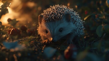 Sticker - Hedgehog in the Twilight Forest