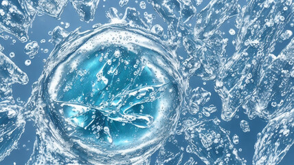 Abstract background of water splash