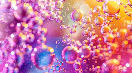 Poster - Colorful abstract bubbles