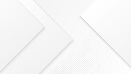 Abstract white square background with 3d design